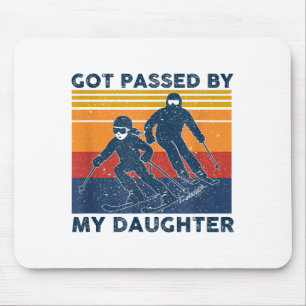 Got Ped By My Daughter Funny Skiing Mouse Pad
