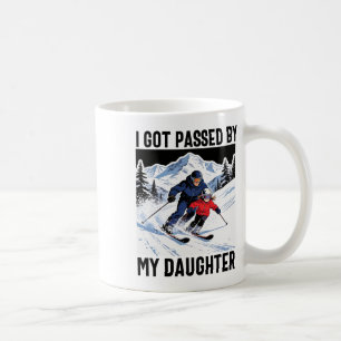 Got Ped By My Daughter Funny Skiing Ski Husnd Dad Coffee Mug