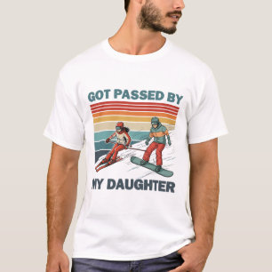 Got Ped By My Daughter Funny Skiing Snowboarding  T-Shirt