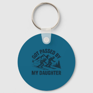 Got Ped By My Daughter Ski Dad Funny Skiing Mounta Keychain