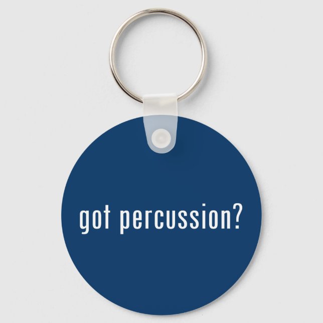 got percussion? keychain (Front)