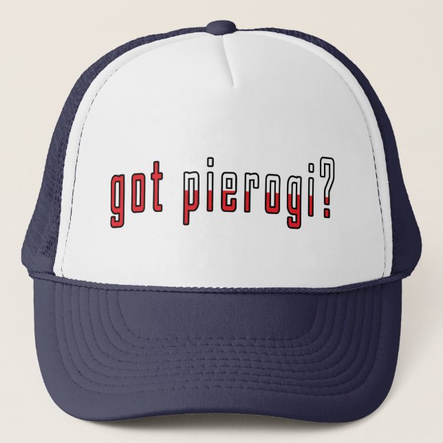 got pierogi? Flag Trucker Hat (Front)