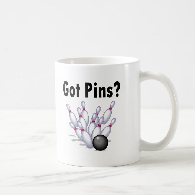 Got Pins? (Bowling) Coffee Mug (Right)