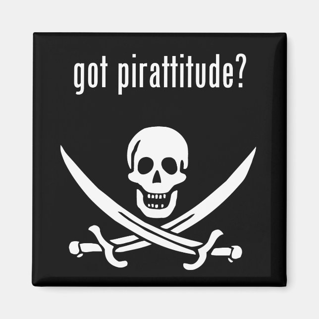 got pirattitude? magnet (Front)