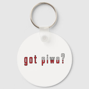 got piwo? Flag Keychain