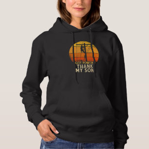 Got Power Thank A Lineman My Son Electric Cable El Hoodie