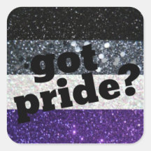 Got Pride? Asexual pride sticker