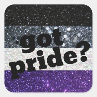 Got Pride? Asexual pride sticker