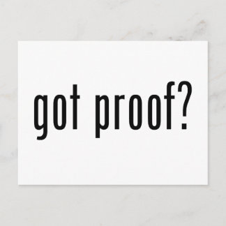 got proof? postcard