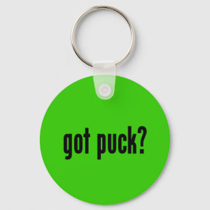 got puck? keychain