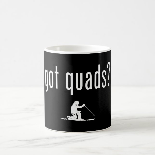 Got Quads Telemark Skiing Coffee Mug (Center)