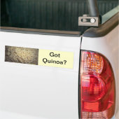 Got Quinoa? Bumper Sticker (On Truck)