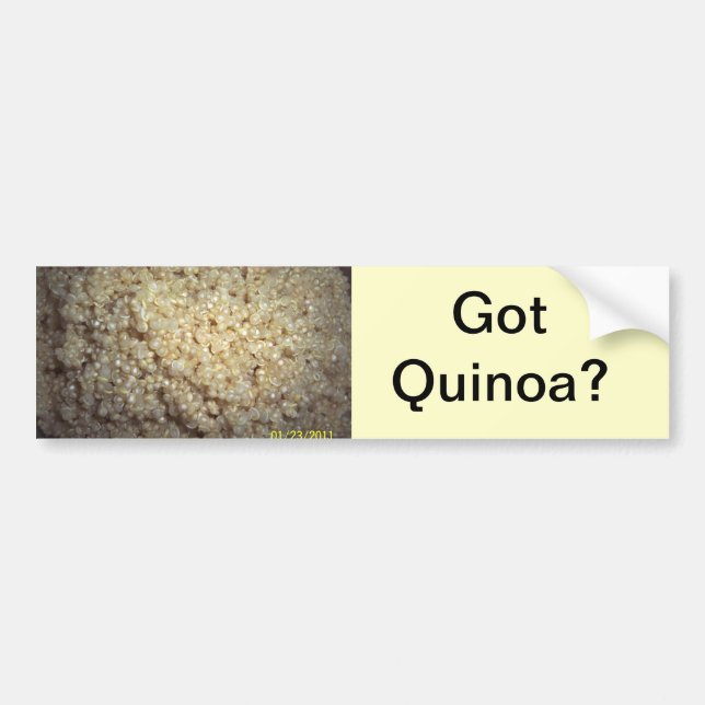 Got Quinoa? Bumper Sticker (Front)