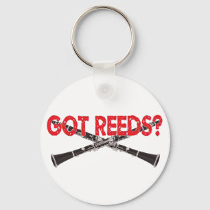 Got Reeds? Clarinet Style Keychain