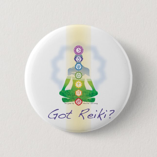 Got Reiki? 2 Inch Round Button (Front)