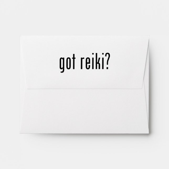 Got Reiki? Envelopes (Back (Top Flap))