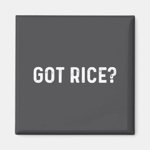 Got Rice Awkward Funny Asian Social  Magnet