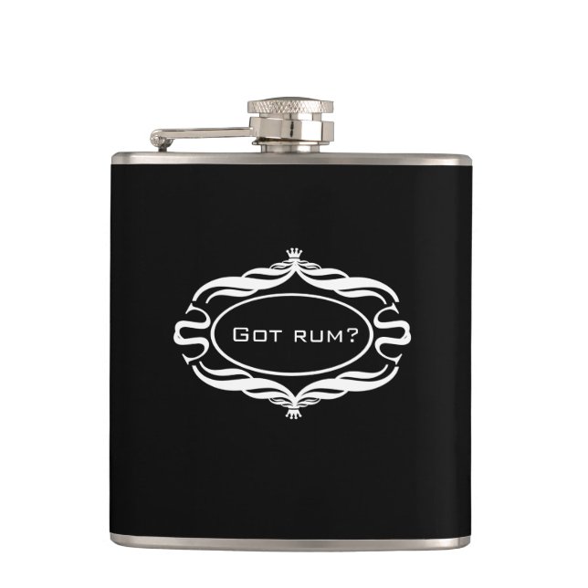 Got Rum Funny Flask (Front)