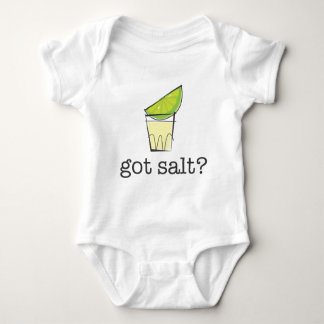 Got Salt? Tequila Shot with Lime Baby Bodysuit