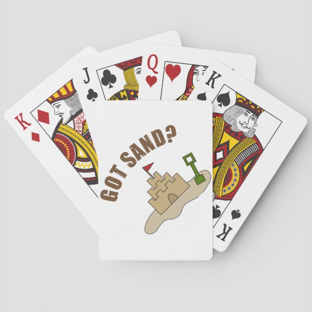 Got Sand? Playing Cards (Back)