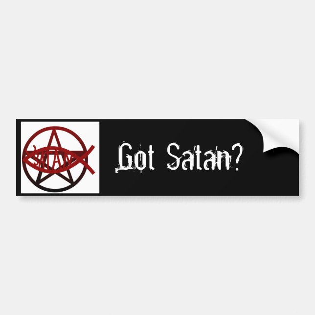 "Got Satan?" Bumper Sticker (Front)