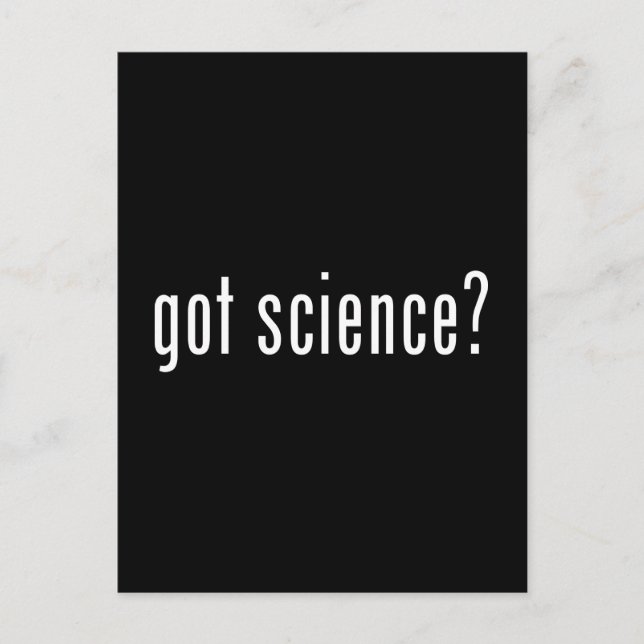 got science? postcard (Front)