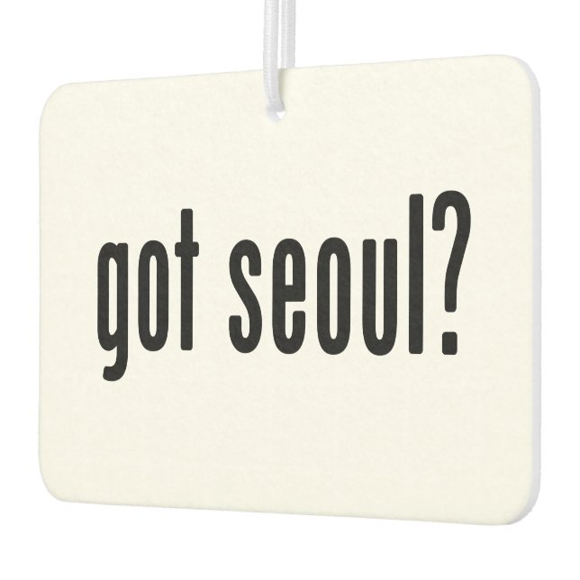 got seoul? air freshener (Left)