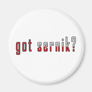 got sernik? Flag Magnet