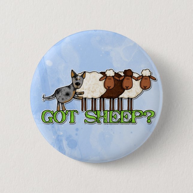 got sheep 2 inch round button (Front)