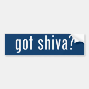 got shiva? bumper sticker