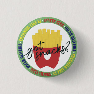 Got Snacks - AC 1 Inch Round Button