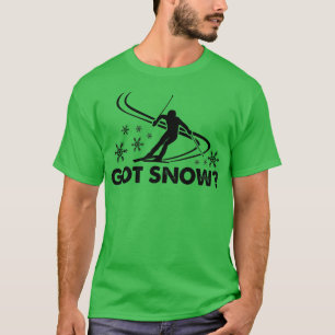 Got Snow Dark Ski Cool Adventure Gift T-Shirt