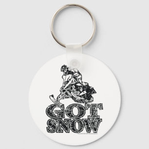 Got-Snow-Distressed Keychain