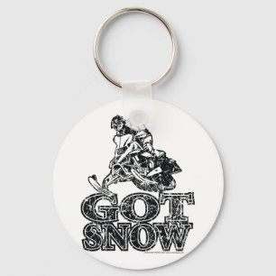 Got-Snow-Distressed Keychain