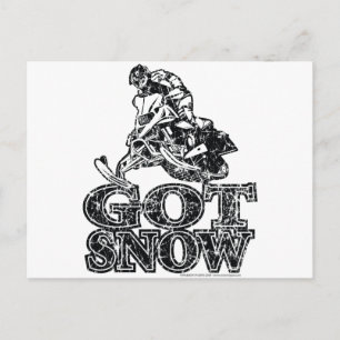 Got-Snow-Distressed Postcard