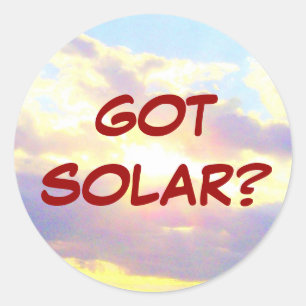 GOT SOLAR? sticker