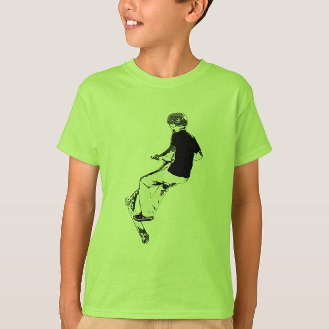 Got Some Air! - Stunt Scooter Trick T-Shirt (Front)