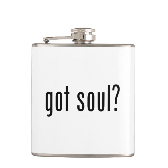 got soul? hip flask (Front)