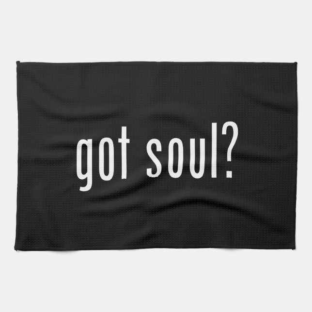 got soul? kitchen towel (Horizontal)