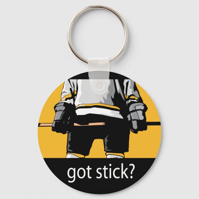 Got Stick? Keychain (Front)