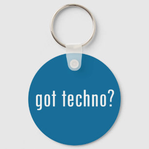 got techno? keychain
