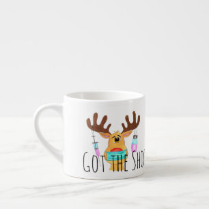 Got the Shot Face Masked Reindeer Espresso Cup