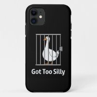 Got Too Silly Funny Goose Pun Humour for Animal Lo