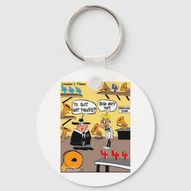 Got Tuba 4s? Funny Tuba Gifts Cards Tees Mugs Etc Keychain (Front)