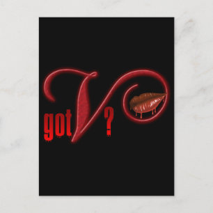 Got V - Vampire Blood Postcard