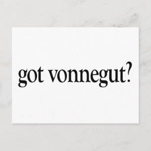 Got Vonnegut Postcard