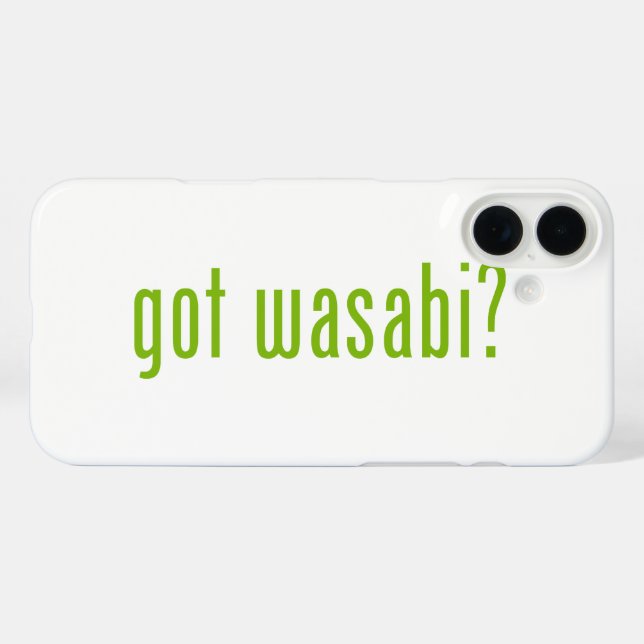 got wasabi? Case-Mate iPhone case (Back (Horizontal))