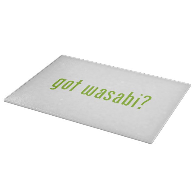 got wasabi? cutting board (Corner)