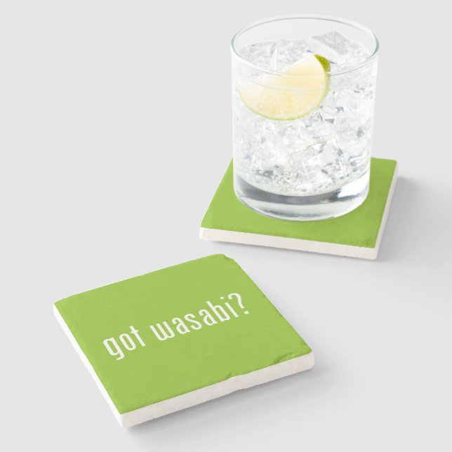 got wasabi? stone coaster (Side)