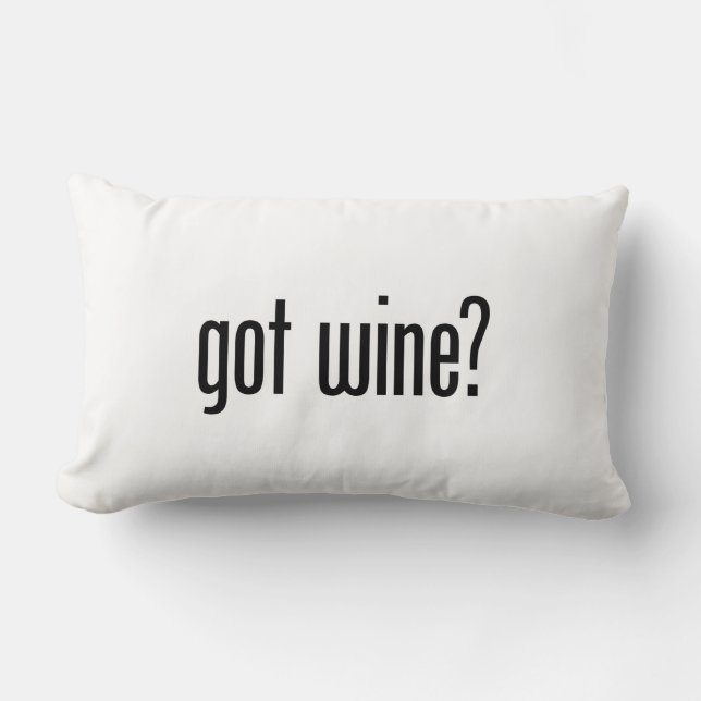 got wine lumbar pillow (Front)